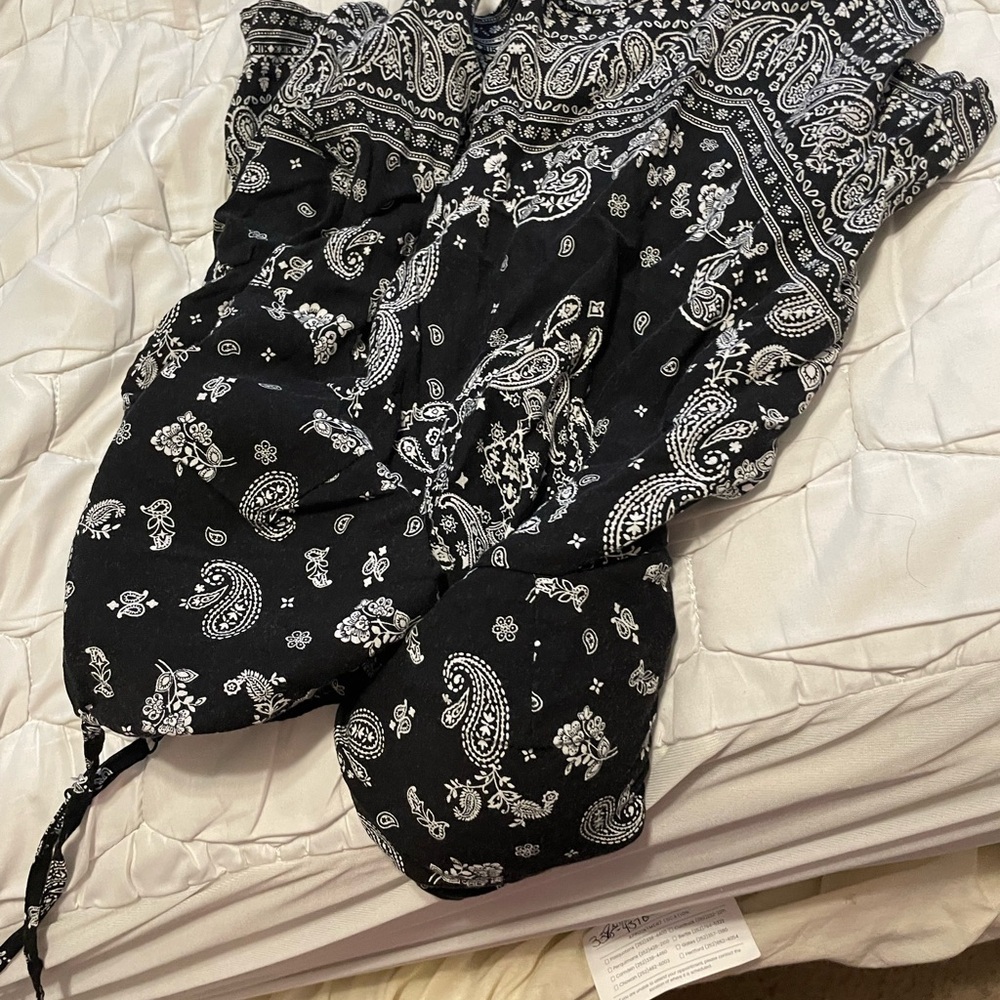 Black Paisley Women's Shorts